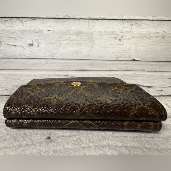 Louis Vuitton Portefeiulle Elise Trifold Wallet Monogram Canvas Leather - Picture 5 of 14